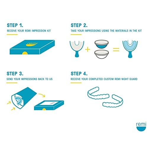 Remi At-Home Custom Night Guard Kit - Create The Best Fitting Dental Grade To...