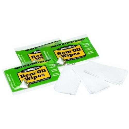 Remington Remington Oil Wipes, 12 Count 6in. X 8in.