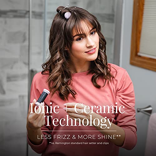 Remington H1018 Compact Ceramic Worldwide Voltage Hair Setter & Rollers, 1-1 ...