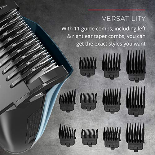 Remington Hc6550 Cordless Vacuum Haircut Kit, Vacuum Beard Trimmer, Hair Clip...
