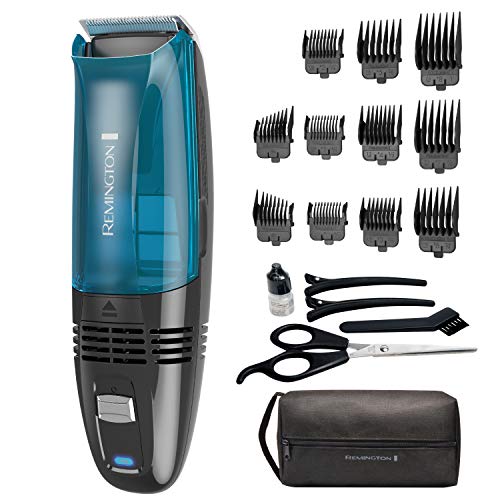 Remington Hc6550 Cordless Vacuum Haircut Kit, Vacuum Beard Trimmer, Hair Clip...
