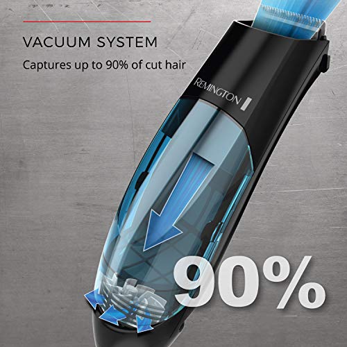 Remington HKVAC2000A Vacuum Haircut Kit, Vacuum Beard Trimmer, Hair Clippers ...