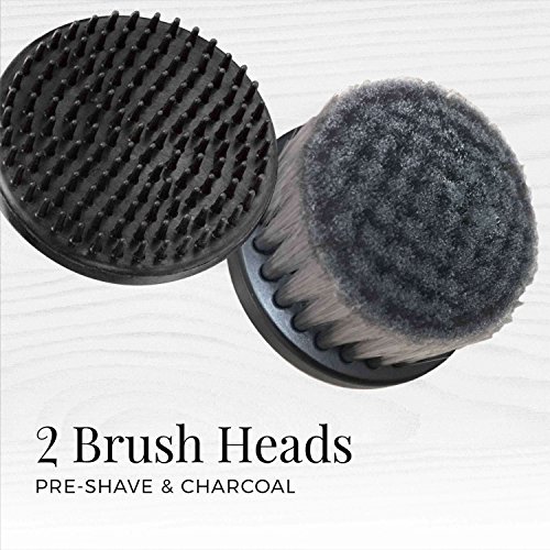 Remington Reveal Men's Compact Facial Cleansing Brush with Pre Shave and Char...