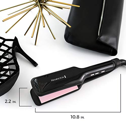 Remington S9520 Pro 2" Pearl Ceramic Flat Iron, Hair Straightener, Digital Co...