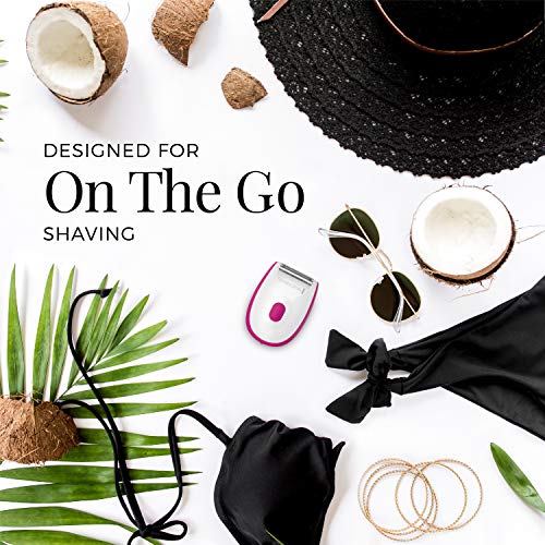 Remington WSF4810US Smooth & Silky On the Go Shaver, Wet/Dry Razor with Hypoa...