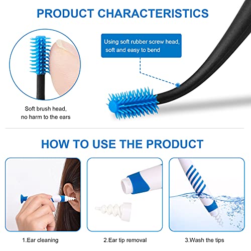 26 PCS Ear Wax Removal Kit, Earwax Remover, Safe Spiral Earwax Removal Tool, ...