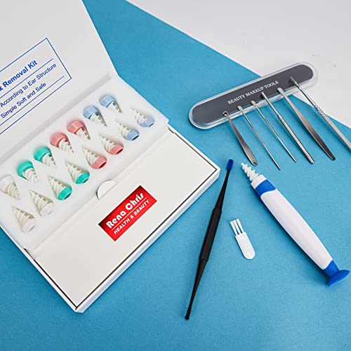 26 PCS Ear Wax Removal Kit, Earwax Remover, Safe Spiral Earwax Removal Tool, ...
