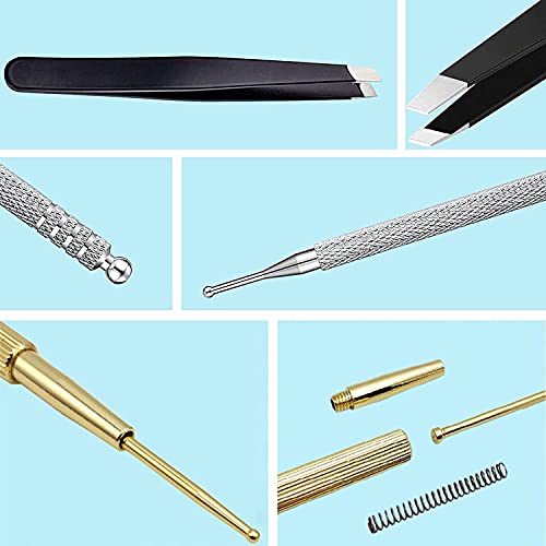 Multi-Condition Ear Seeds Acupuncture Kit, Facial Reflexology Tools, with Acu...