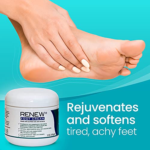 Renew Foot Cream for Diabetics - Revitalize Dry, Cracked Feet & Help Promote ...