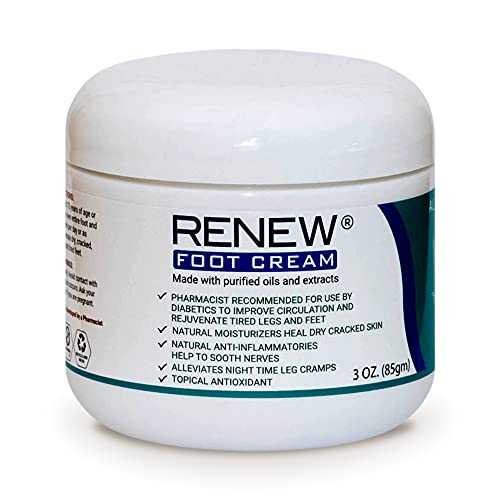 Renew Foot Cream for Diabetics - Revitalize Dry, Cracked Feet & Help Promote ...
