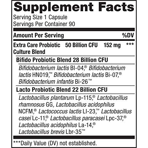 Renew Life Adult Probiotics 50 Billion CFU Guaranteed, Probiotic Supplement, ...