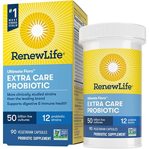 Renew Life Adult Probiotics 50 Billion CFU Guaranteed, Probiotic Supplement, ...