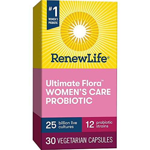 Renew Life Women's Probiotics 25 Billion CFU Guaranteed, 12 Strains, Shelf St...