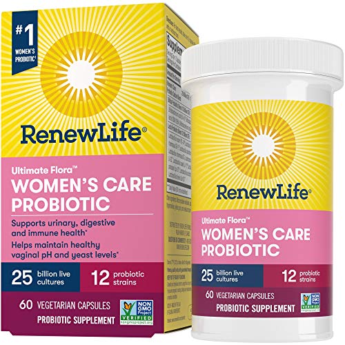 Renew Life Women's Probiotics 25 Billion CFU Guaranteed, 12 Strains, Shelf St...
