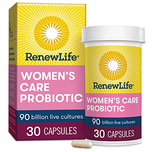 Renew Life Women's Probiotics 90 Billion CFU Guaranteed, 12 Strains, Shelf St...