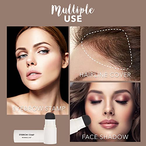 Rennelyn 1-Step Eyebrow Stamp Stencil Kit and Eyebrow Shaping Kit for Perfect...