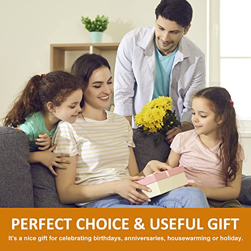 RENOOK 4 Pack Back Scratcher for Men, Women & Adults - Long Curved Handle Bam...