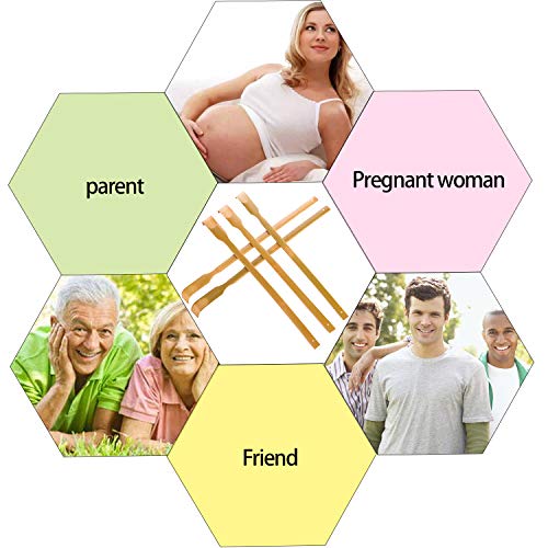 RENOOK Back Scratcher, 3 Piece 17" Strong Sturdy Self-Massager Therapeutic Ba...