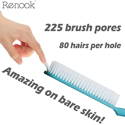 RENOOK Back Scratcher and Shower Brush - Back Scrubber for Shower Exfoliating...