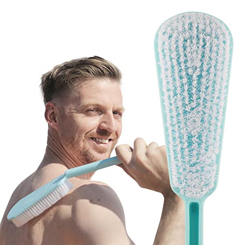 RENOOK Back Scratcher and Shower Brush - Back Scrubber for Shower Exfoliating...