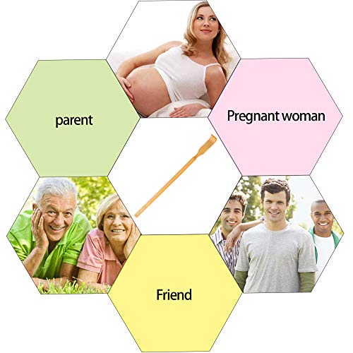 RENOOK Back Scratcher, Bamboo Wood Back Scratcher Massager, 17" Long Self-Mas...