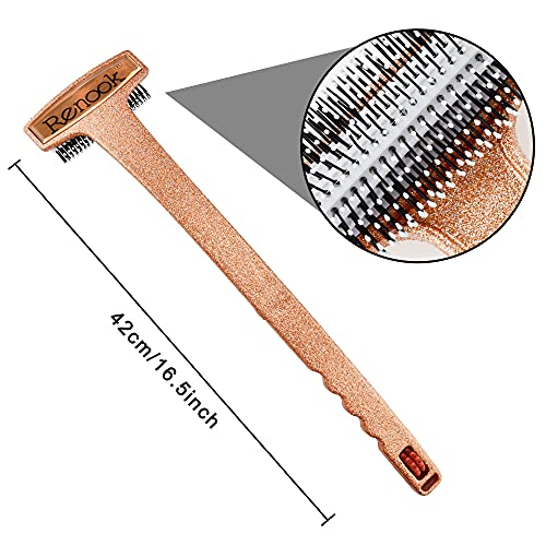 RENOOK Back Scratcher, Curved and Long Handle Shinny Champagne Back Scratcher...