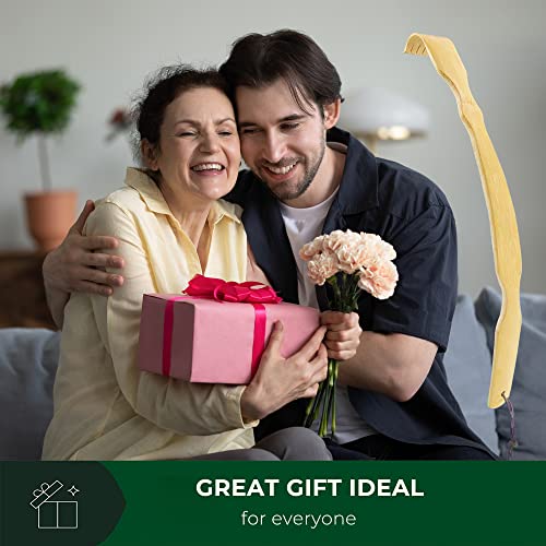 RENOOK Back Scratcher for Men, Women & Kids - Bamboo Scratchers with Curved H...