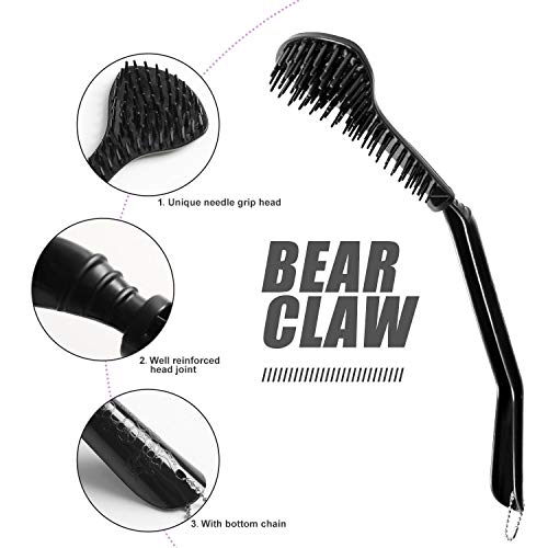 RENOOK Back Scratchers, Area Needling and Naturally Curved Handle, Labor-Savi...