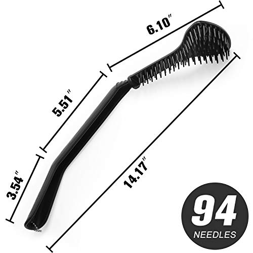 RENOOK Back Scratchers, Area Needling and Naturally Curved Handle, Labor-Savi...