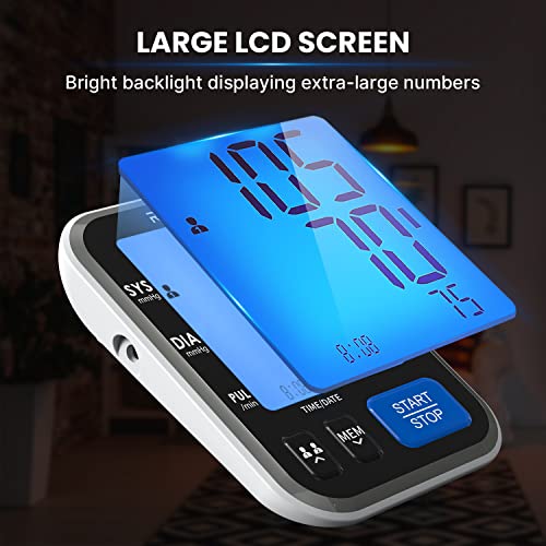 Blood Pressure Monitor, RENPHO Blood Pressure Cuffs for Home Use with Speaker...