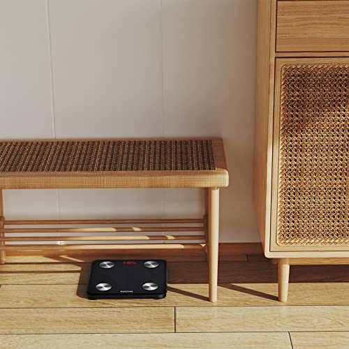 RENPHO Bluetooth Body Fat Scale, Digital Weight Scale Bathroom Smart Body Com...