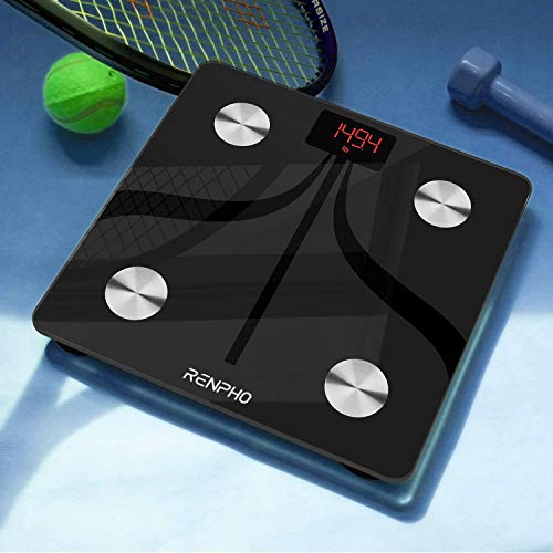 RENPHO Body Fat Scale Weight Bathroom Smart Digital Bluetooth Scale USB Recha...
