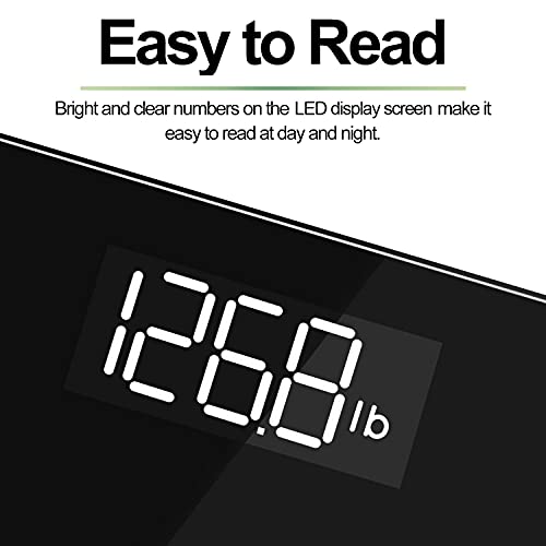 RENPHO Digital Bathroom Scale, Highly Accurate Body Weight Scale with Lighted...