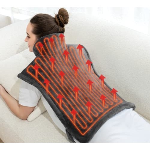 RENPHO Electric Heating Pad for Back Pain Relief, 24”x32” Large ETL Certified...