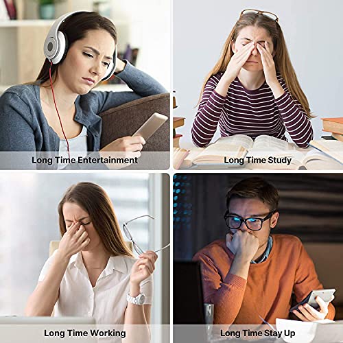 RENPHO Eye Massager with Heat, Bluetooth Music Rechargeable Eye Heat Massager...