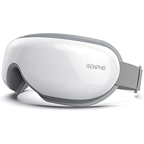 RENPHO Eye Massager with Heat, Bluetooth Music Rechargeable Eye Heat Massager...