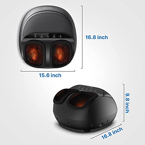 RENPHO Foot Massager Machine with Heat, Shiatsu Deep Kneading, Multi-Level Se...