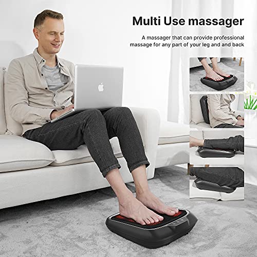 RENPHO Foot Massager with Heat, Shiatsu Heated Electric Foot Massager, Deep K...