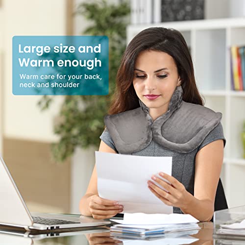 RENPHO Large Heating Pad for Back Pain Relief, 24"x33'' Electric Heated Pad f...