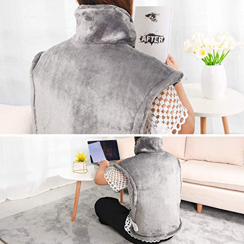 RENPHO Large Heating Pad for Back Pain Relief, 24"x33'' Electric Heated Pad f...