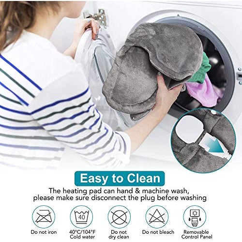 RENPHO Large Heating Pad for Back Pain Relief, 24"x33'' Electric Heated Pad f...