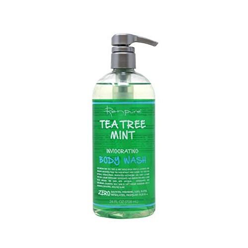 Renpure Original Tea Tree Essential Oil & Peppermint Moisturizing Body Wash W...