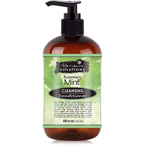 RENPURE solutions cleansing conditioner, Basic, Rosemary Mint, 16 Fl Oz