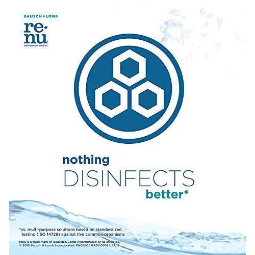 Contact Lens Solution by Renu, Multi-Purpose Disinfectant, Advanced Formula K...