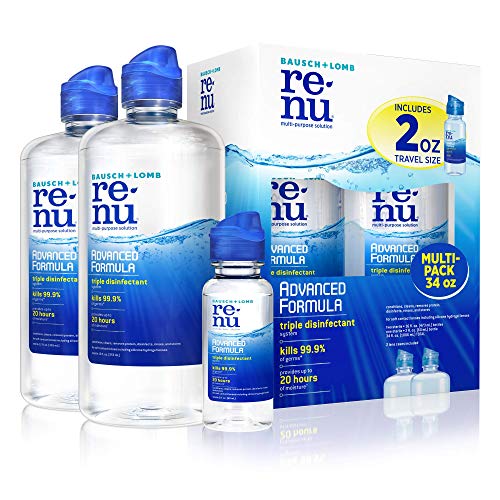Contact Lens Solution by Renu, Multi-Purpose Disinfectant, Advanced Formula K...