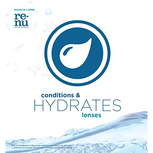 Renu Contact Lens Solution by Multi Purpose Disinfectant Advanced Formula Kil...