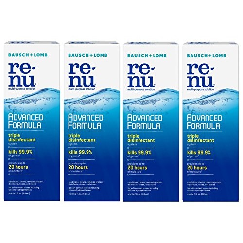Renu Fresh Multi-Purpose Contact Lens Solution, Travel Size 2 Fl Oz (Pack Of 4)