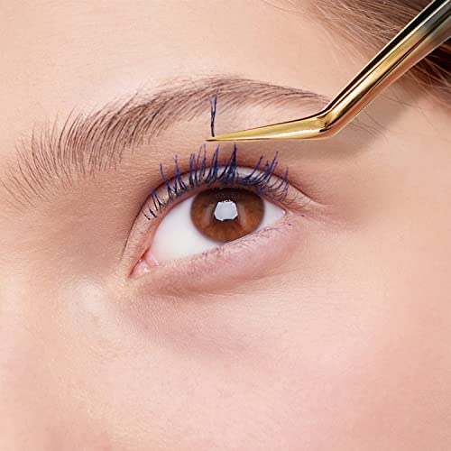 2PCS Reny Eyelash Extension Tweezers for Make Fans Professional Precision cur...