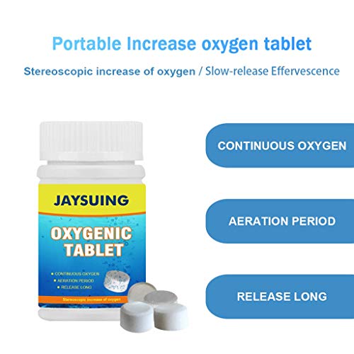 Renzhe 1 Bottle/100pcs Oxygen Producer Tablet Aquarium Fish Tank Release Addi...