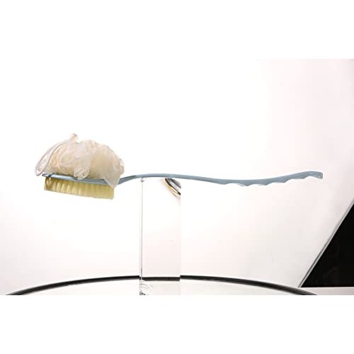 3Pack Back Shower Body Brushes for Wet or Dry Double Side Long Handle for Ski...